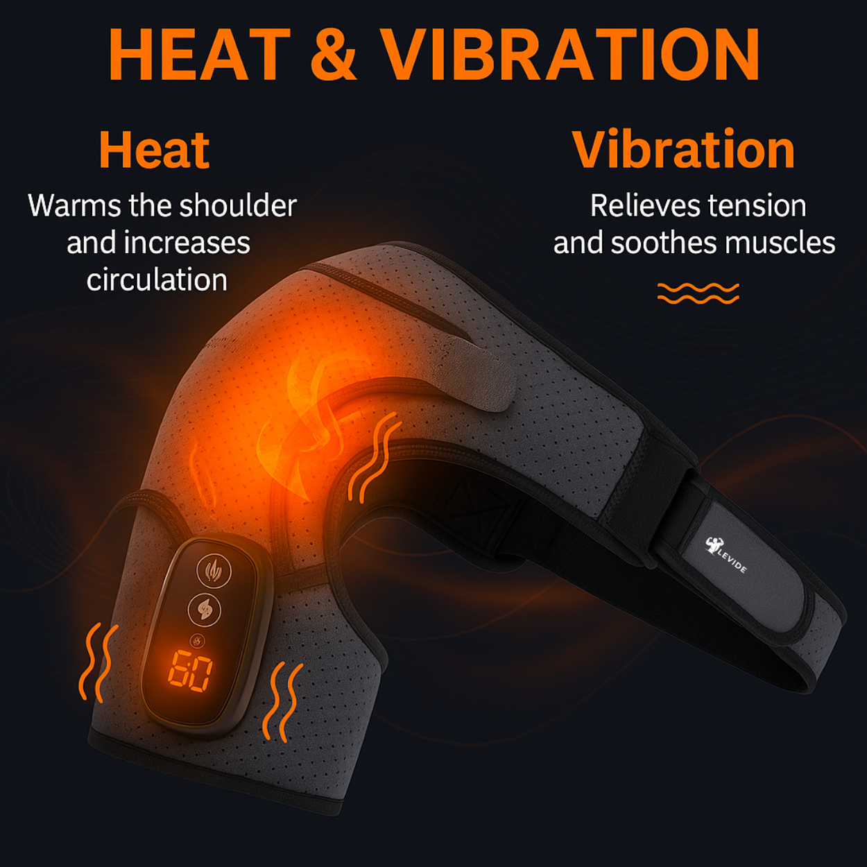 LEVIDE Heated Shoulder Massager LEVIDE Heated Shoulder Massager